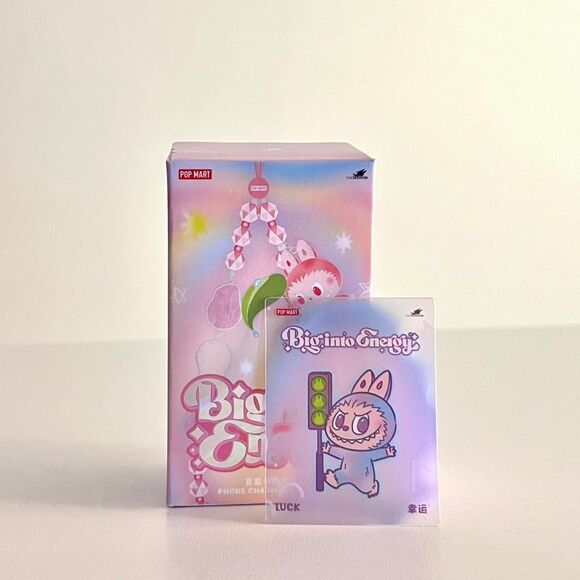 POP MART Labubu Big Into Energy Phone Charms - Luck - Picture 1 of 5
